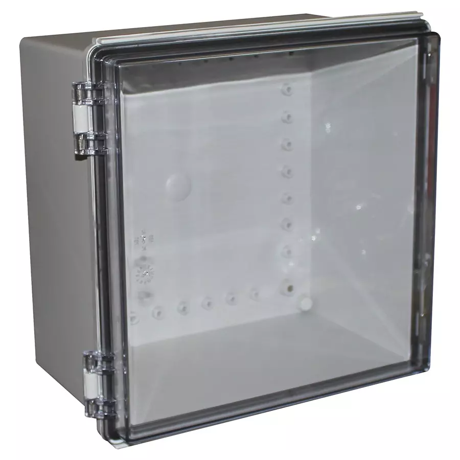 CAMDENBOSS Enclosure, Multipurpose, Pc, Grey/Clear, CHDX8-231C