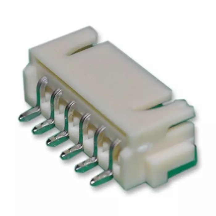 JST (JAPAN SOLDERLESS TERMINALS) Connector, Header, 6Pos, 2.5 mm, 1Row, S6B-XH-SM4-TB(LF)(SN)