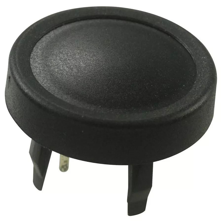 SCHURTER Switch, Spno, Round, Black, 12411104797