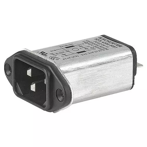 SCHURTER Inlet Filter, Iec, C14, Kfs, 4A, 4300.5053