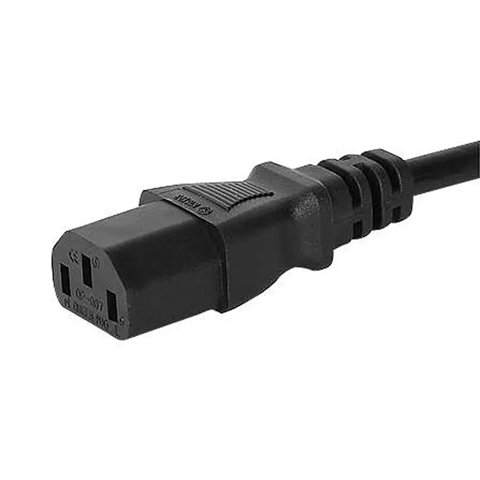 SCHURTER Power Cord, Iec C13-Iec C14, 2M, 6007.0214