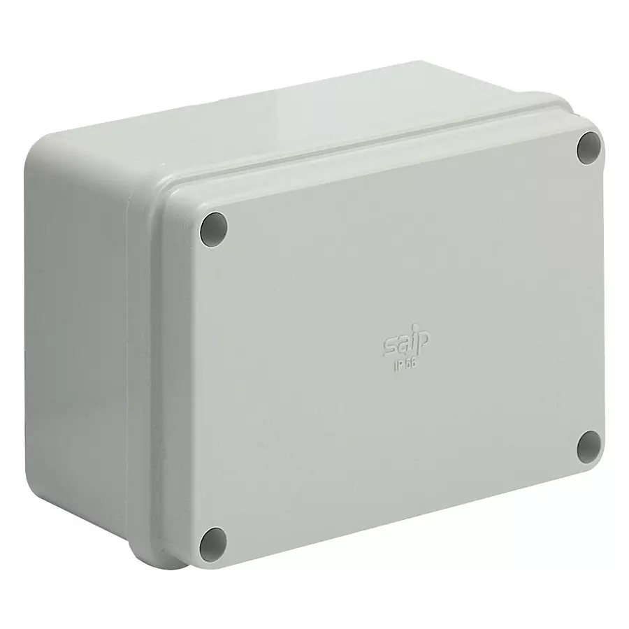 HELLERMANNTYTON Junction Box, Plastic, Screw, Grey, AS05