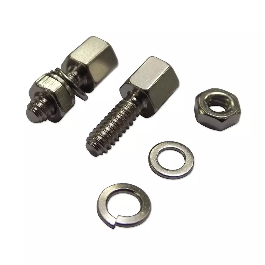 Multicomp SCREWLOCK, 12.7MM 4-40UNC 2.85MM NUT, DH-023-2.85 (Pack of 5 Pcs)