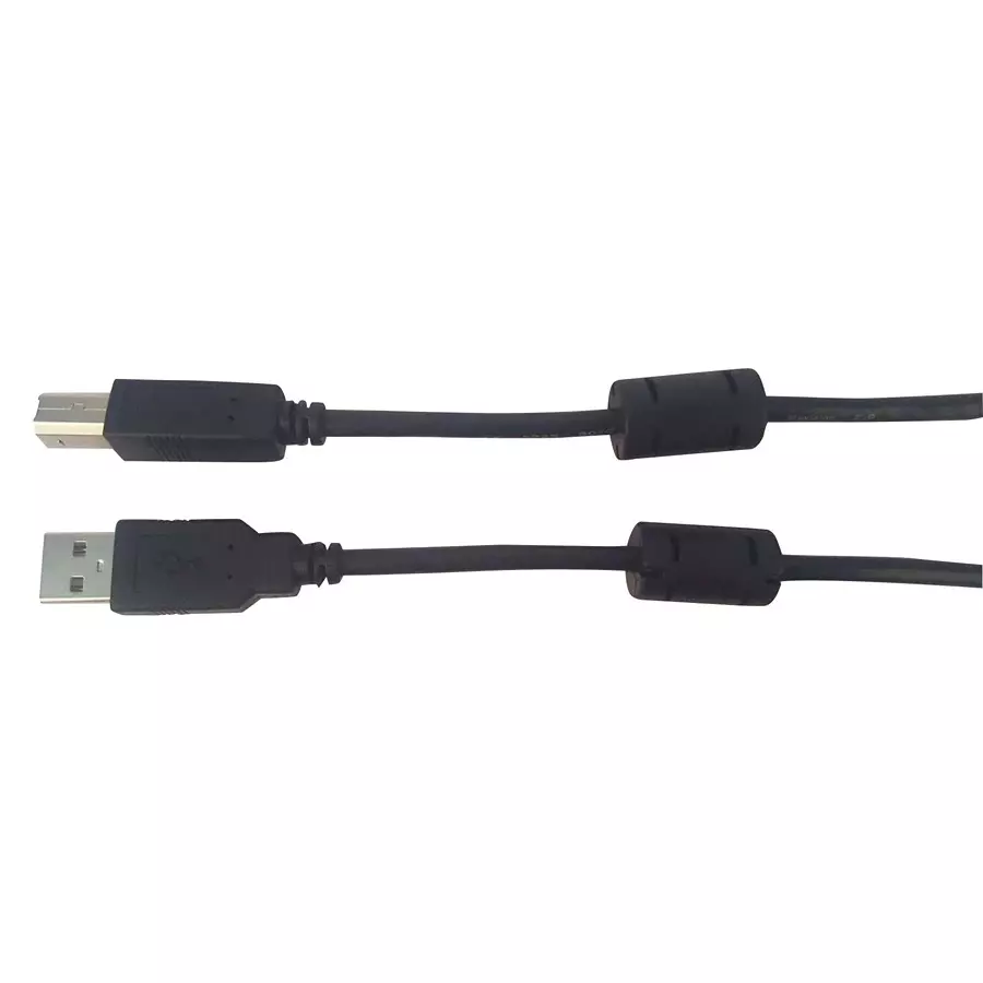Multicomp USB CABLE, 2.0, A-B PLUG, 2M, BLK, MC002467