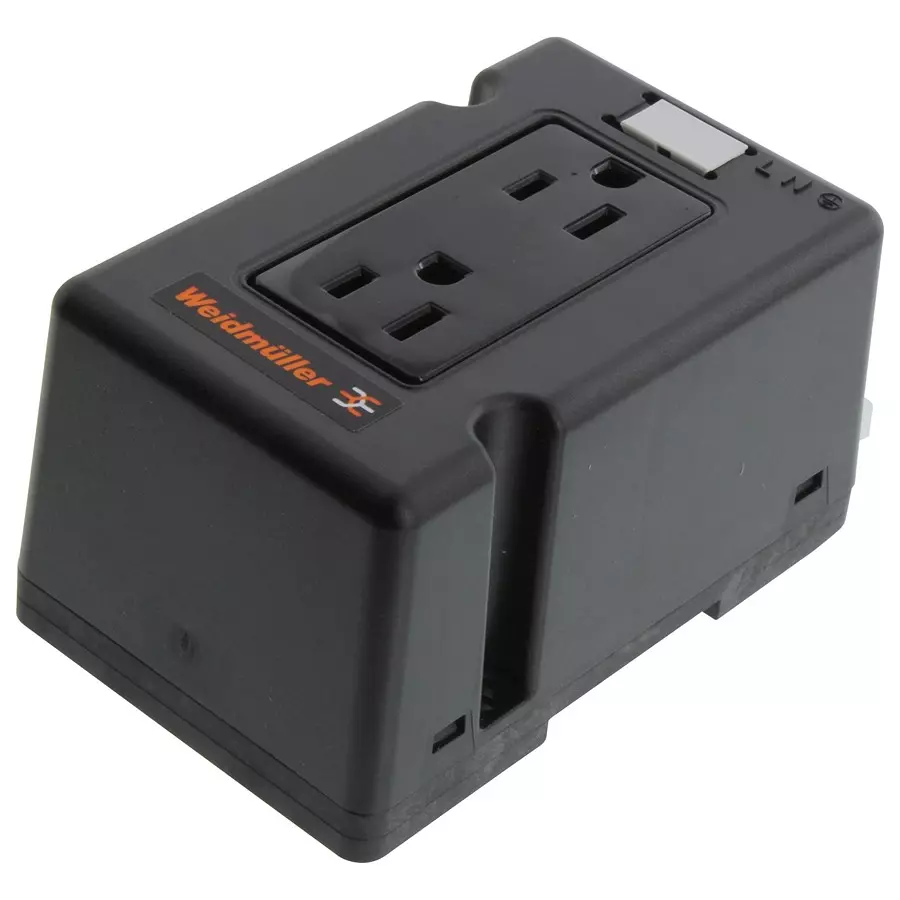 Weidmuller CONNECTOR AC POWER, RECEPTACLE, 15A 125V, 6720005421