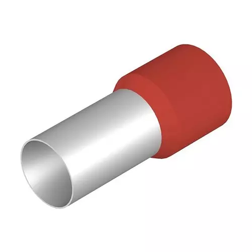 Weidmuller TERMINAL, WIRE FERRULE, 3/0AWG, RED, 9028210000 (Pack of 25 Pcs)