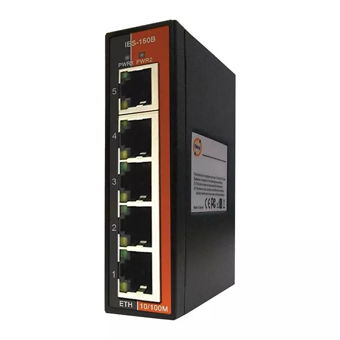 Weidmuller ETHERNET SW, RJ45X5, 10/100MBPS, IES-150B