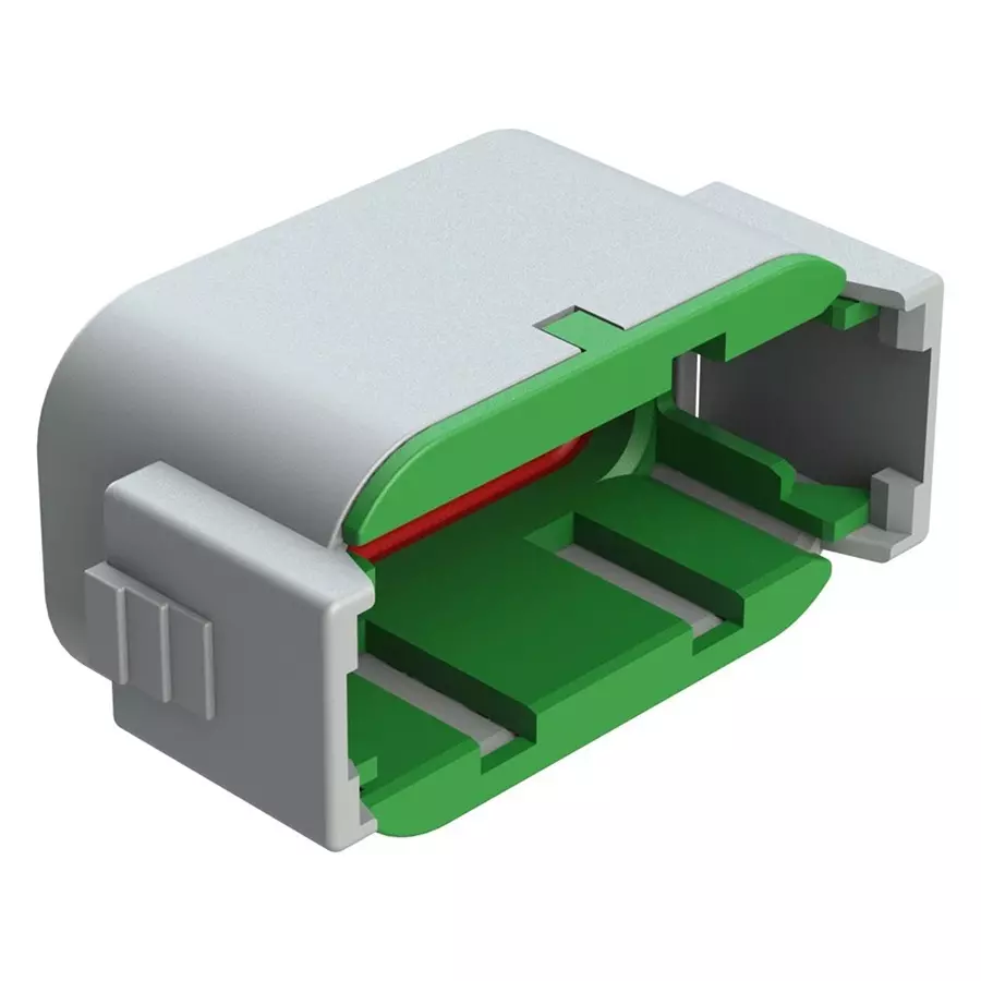 AMPHENOL SINE/TUCHEL PROTECTIVE CAP, 12POS, GRY/THERMOPLASTIC, ATM06-12SC-CAP