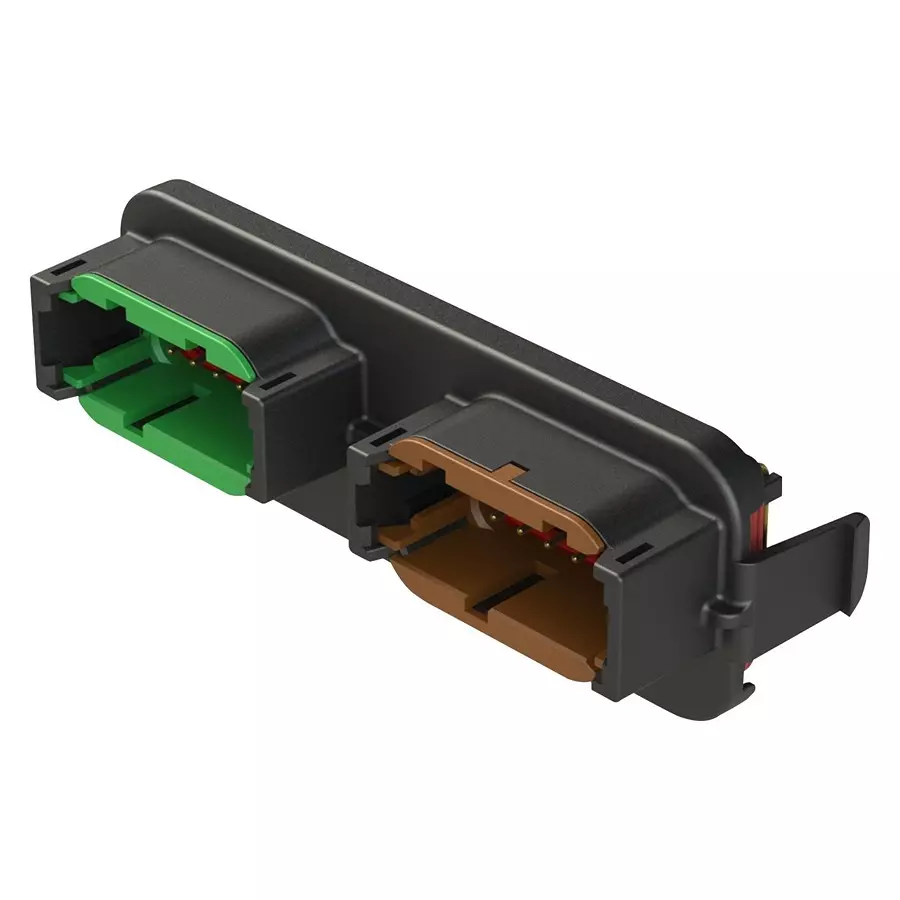 AMPHENOL SINE/TUCHEL AUTOMOTIVE CONN, 24POS, RCPT, 7.5A, 250V, ATM13-12PC-12PD-BM01