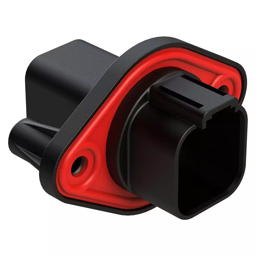 AMPHENOL SINE/TUCHEL RCPT HOUSING, 6POS, THERMOPLASTIC, BLK, AT04-6P-PM11