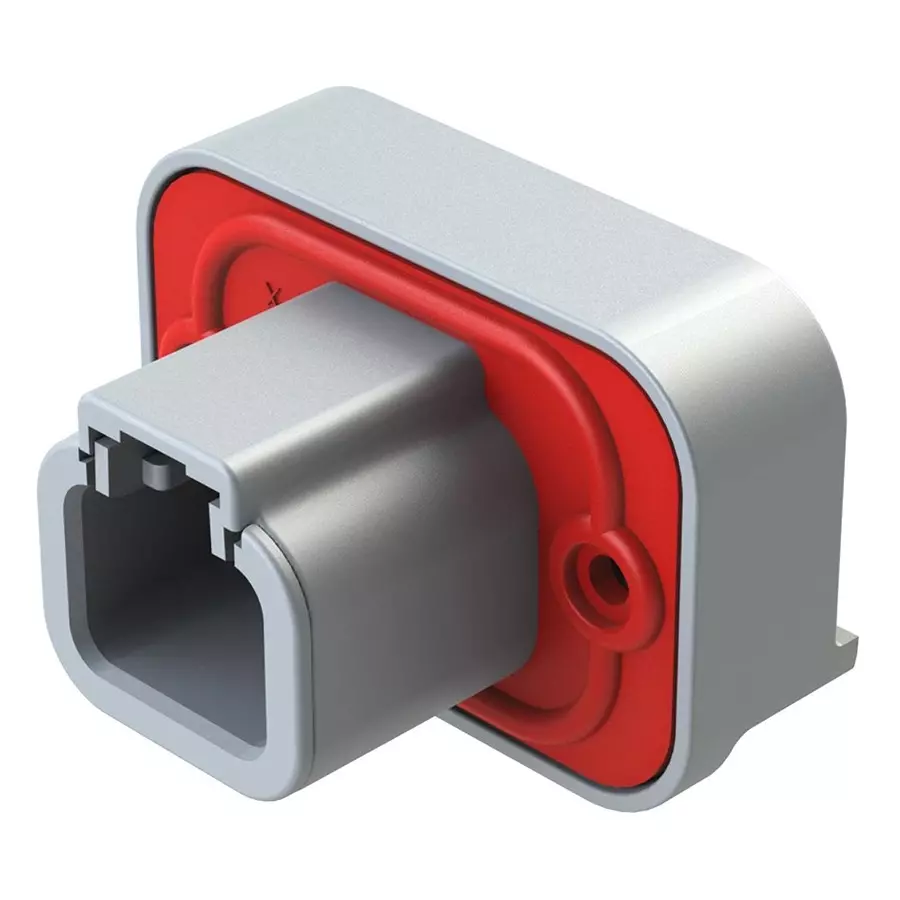AMPHENOL SINE/TUCHEL AUTOMOTIVE CONNECTOR, 2POS, RCPT, GREY, ATP15-2P-BM03GRY.