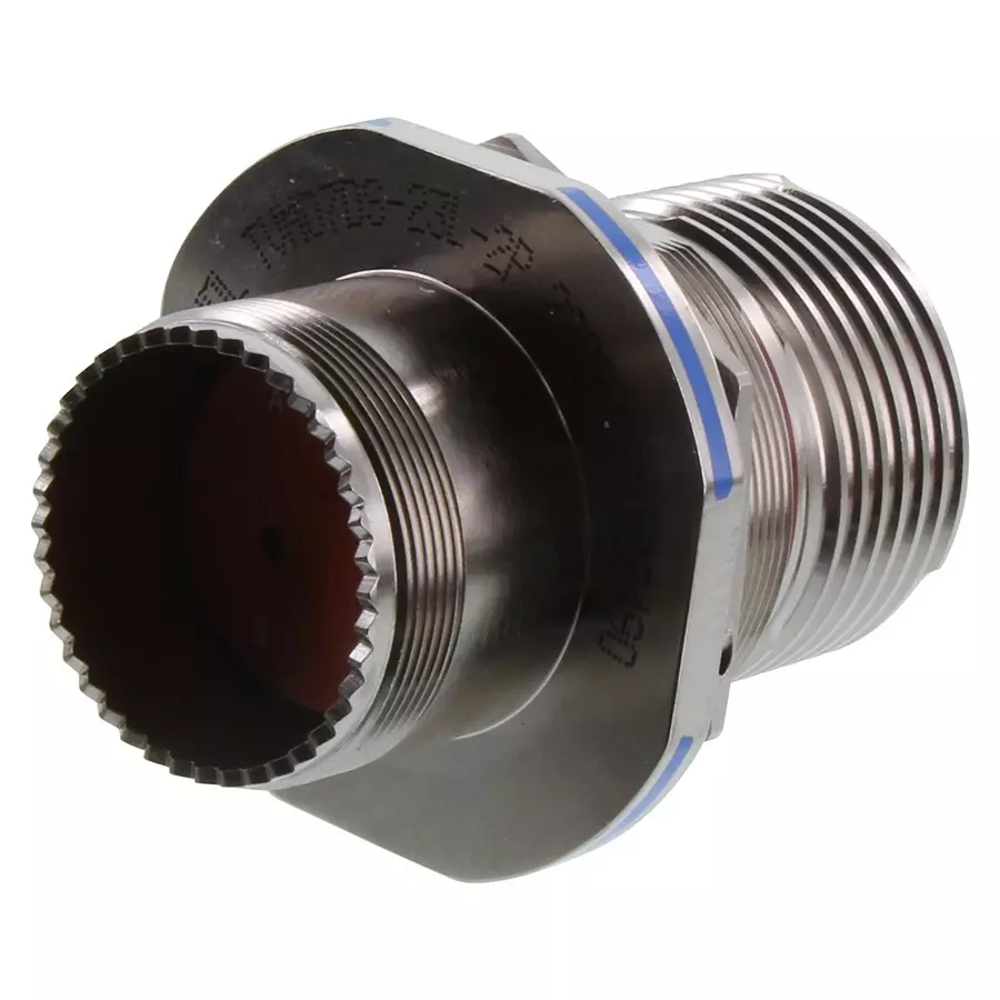 AMPHENOL AEROSPACE CIRCULAR CONN, RCPT, 3POS, JAM NUT, TVM07DS-23L-2P
