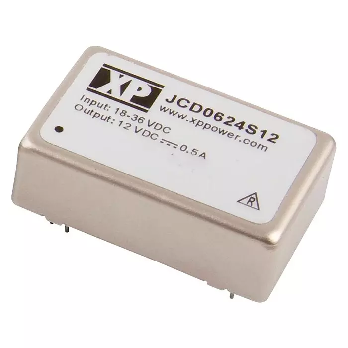 XP POWER DC/DC CONVERTER, 6W, 24V, DIP-24, JCD0624S24