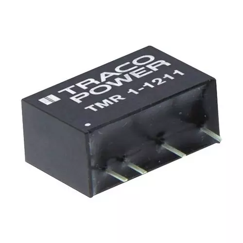 TRACO POWER DC-DC CONV, ISO POL, 1 O/P, 0.2A, 5V, TMR 1-0511