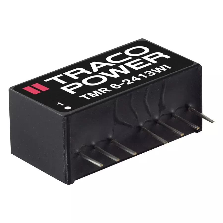 TRACO POWER DC/DC CONVERTER, 6W, 15V, 0.4A, TMR 6-2413WI