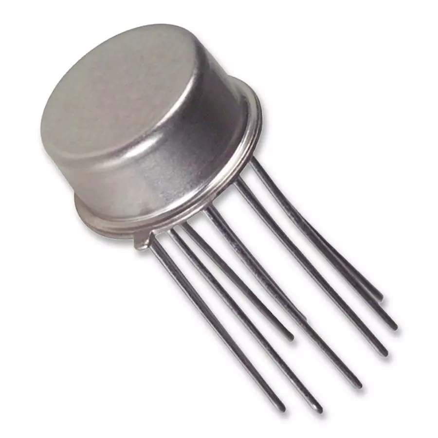 TEXAS INSTRUMENTS Operational Amplifiers - Op Amps OP AMP, COMPENSATED, TO99-8, 741, LM741H