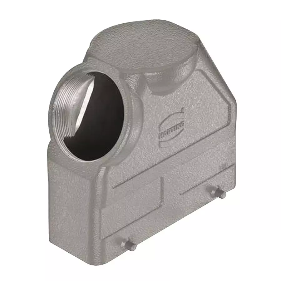 Harting Heavy Duty Hoods / Housings / Bases HOOD, SIDE ENTRY, 24B, M50, 2 LEVER, 19300240529