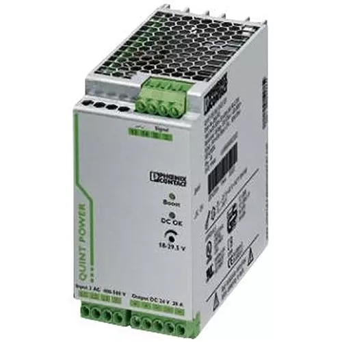 Phoenix Contact AC / DC DIN Rail Mount Power Supplies PSU, DIN RAIL, 24V, 20A, 2320924