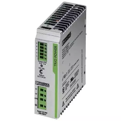 Phoenix Contact AC / DC DIN Rail Mount Power Supplies PSU, DIN RAIL, 24V, 5A, 2866462
