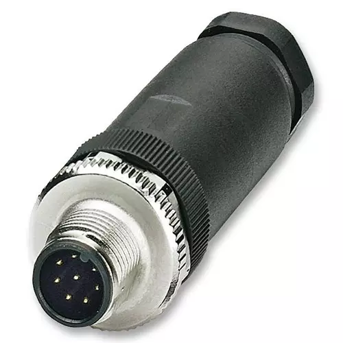 Phoenix Contact Sensor Connectors PLUG, M12, PLUSCON, A CODE, 8 WAY, 1513334