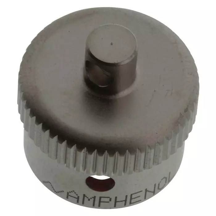 AMPHENOL INDUSTRIAL DUST CAP, METAL, RCPT CIRCULAR CONN, C10-738666-08M