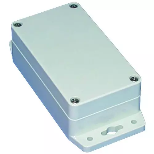 BUD ENCLOSURE, WALL MOUNT, POLYCARBONATE, LT GRAY, PN-1322-MB