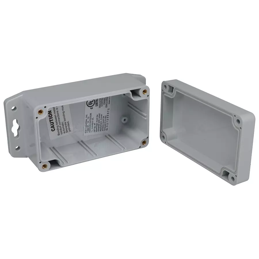 BUD ENCLOSURE, WALL MOUNT, PC, GREY, PN-1322-AMB