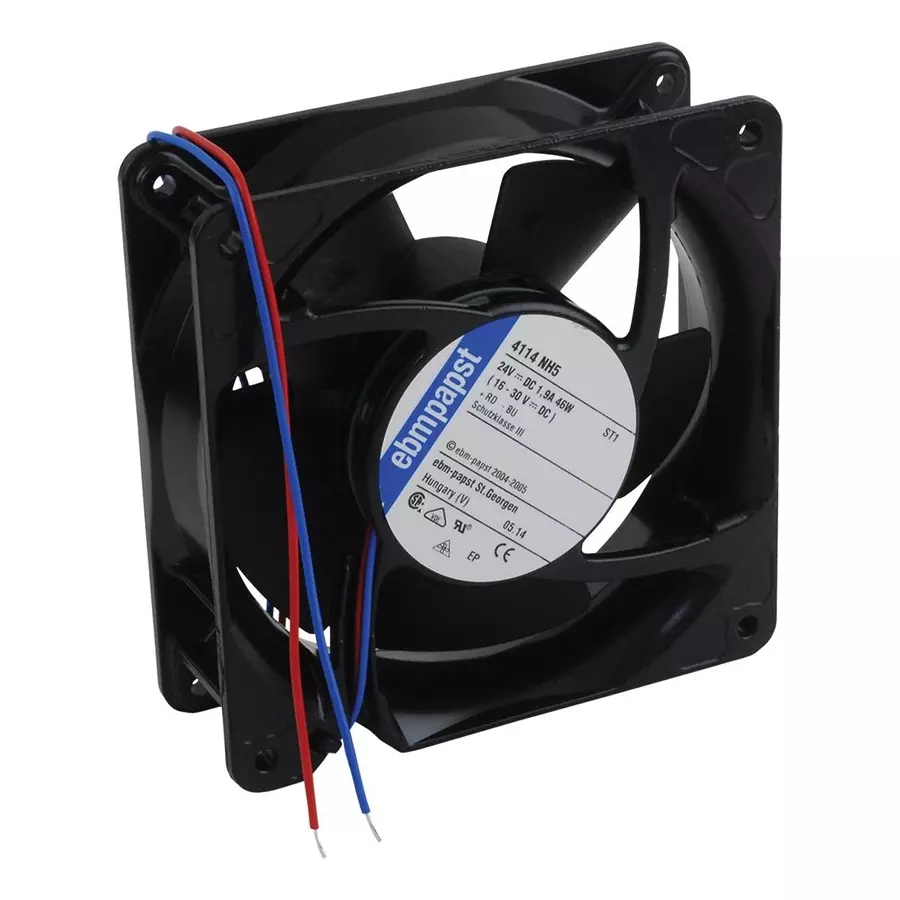 ebmpapst AXIAL FAN, 119MM, 24VDC, 4114NH5