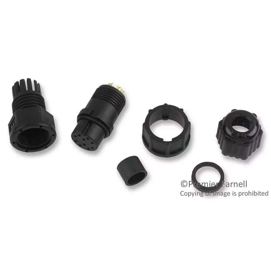 AMPHENOL LTW INDUSTRIAL CIRCULAR, 10POS, RCPT, CABLE, BU-10BFFA-LL7001