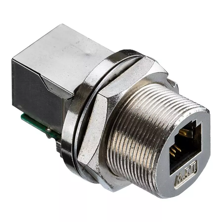 AMPHENOL LTW RJ45 CONN, JACK, 8P8C, 1PORT, PANEL, RCM-5SPFFH-SCU7001.