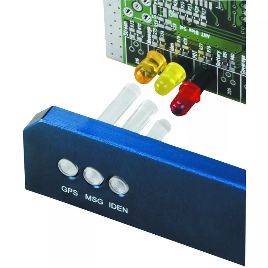 VCC LIGHT PIPE, SINGLE, ROUND, PANEL, LPC"020"CTP