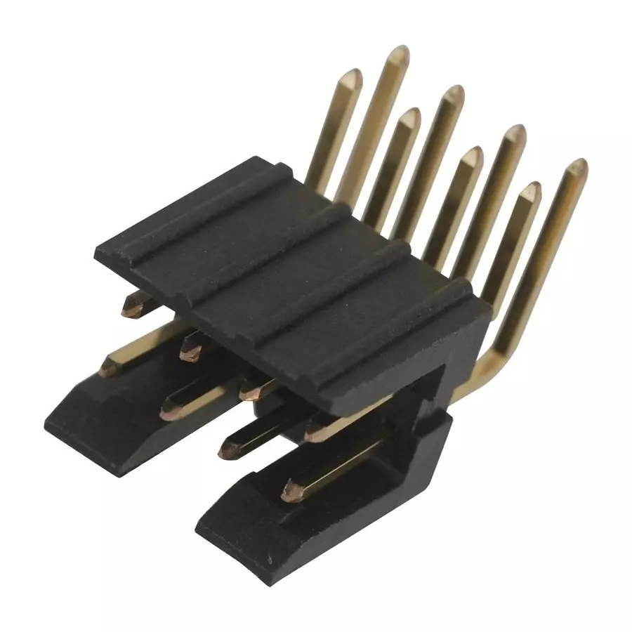 AMPHENOL COMMUNICATIONS SOLUTIONS WIRE-BOARD CONNECTOR HEADER 8 POSITION, 2.54MM, 78207-108HLF