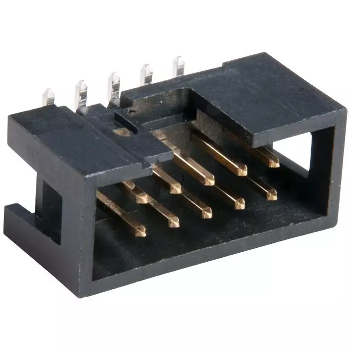 AMPHENOL COMMUNICATIONS SOLUTIONS WIRE-BOARD CONNECTOR, HEADER, 10 POSITION, 2.54MM, 52601-G10-8LF