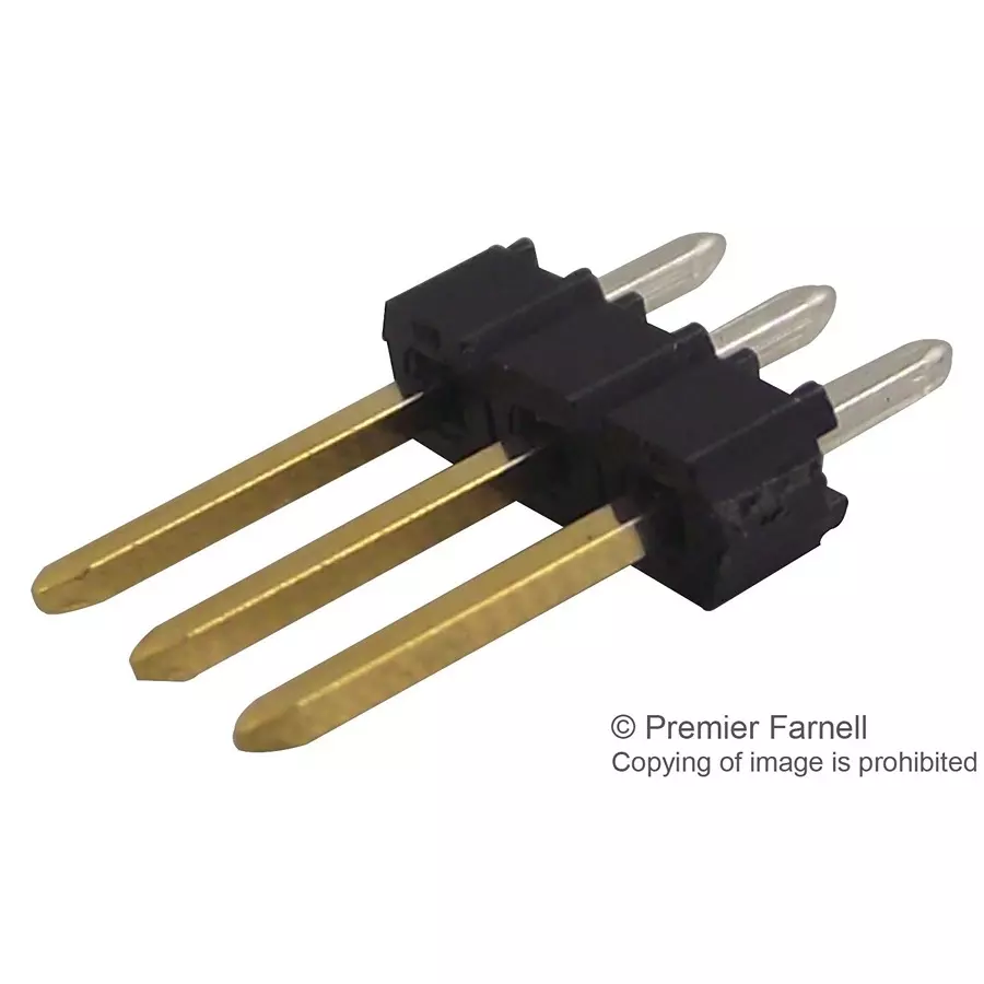 AMPHENOL COMMUNICATIONS SOLUTIONS CONNECTOR, HEADER, 6POS, 1ROW, 2.54MM, 68001-406HLF