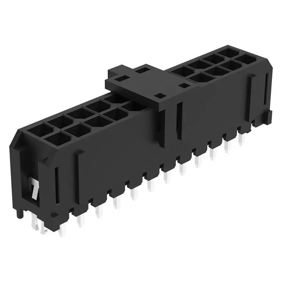AMPHENOL COMMUNICATIONS SOLUTIONS CONN, HEADER, 24POS, 2ROW, 3MM, THT, G88MP241028CREU