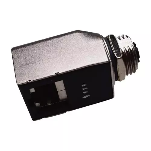 AMPHENOL LTW ADAPTOR, M12-RJ45, JACK, RJS-12X08FF-RS7001