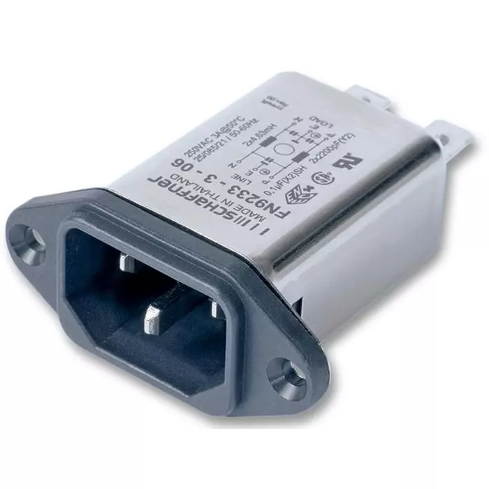 SCHAFFNER - TE CONNECTIVITY FILTER, IEC, 10A, 802716-SF