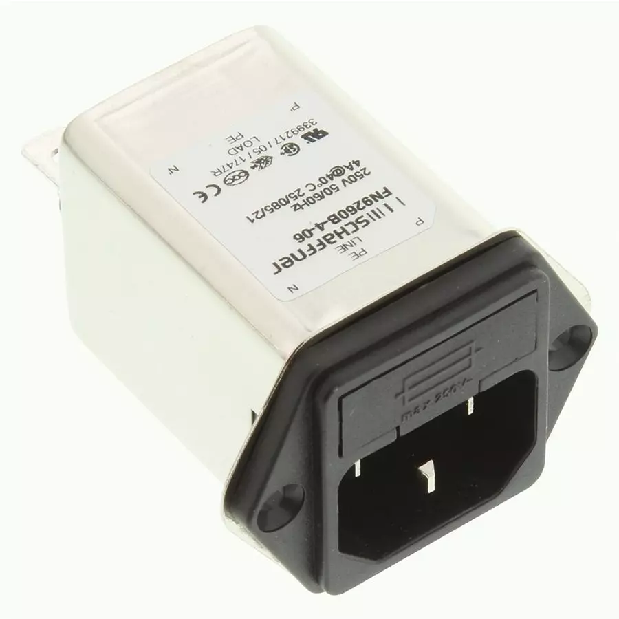 SCHAFFNER - TE CONNECTIVITY FILTER, INLET, 2 FUSE, MEDICAL, 4A, 800506-SF