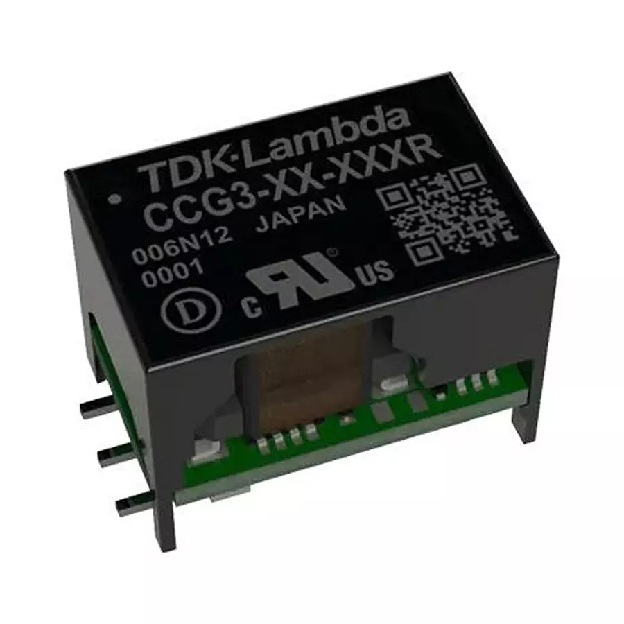 TDK-LAMBDA DC-DC CONVERTER, 12V, 0.25A, CCG3-48-12SR.