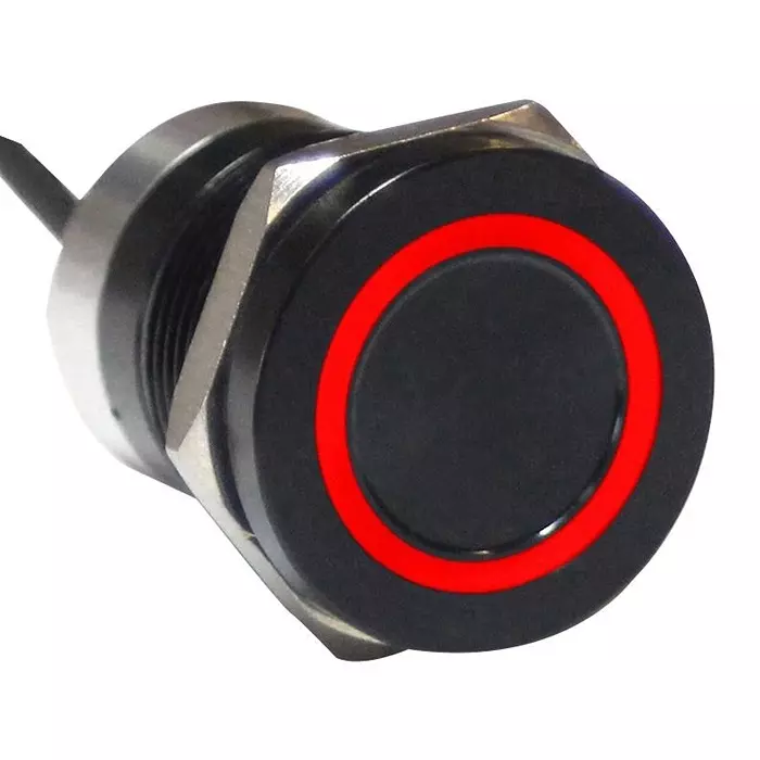 ARCOLECTRIC (BULGIN LIMITED) CAPACITIVE SW, DPDT, 0.01A, 12V, GRN/RED, MC19LOBRG