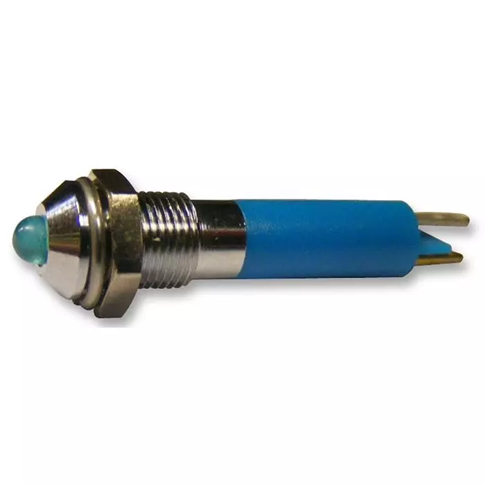 CML INNOVATIVE TECHNOLOGIES LED INDICATOR, 24V, BLUE, 19020357