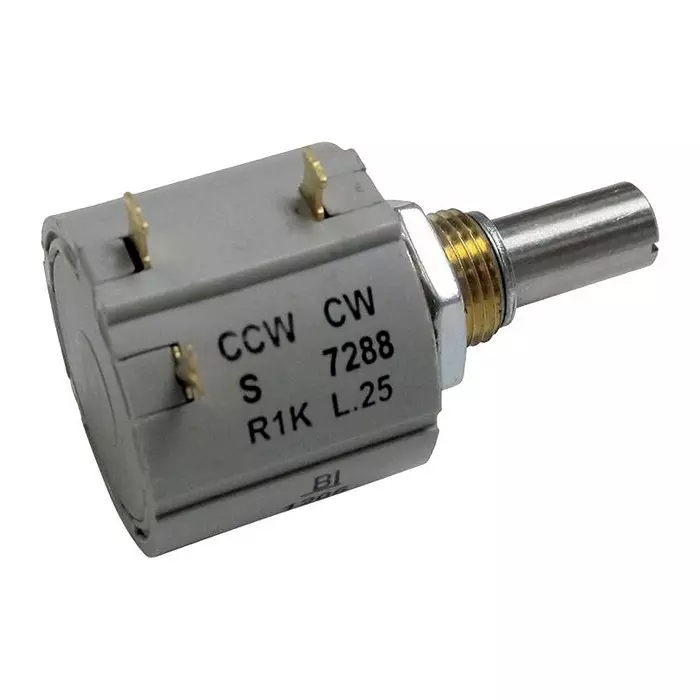 TT ELECTRONICS / BI TECHNOLOGIES WIREWOUND POTENTIOMETER, 500 OHM, 0.05, 2W, 7286R500L.25