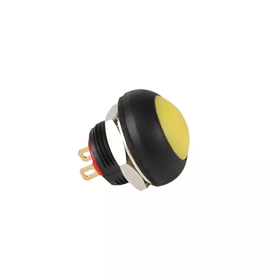 PHILMORE Pushbutton Switch, Miniature, Spst, Yel, 30-12632