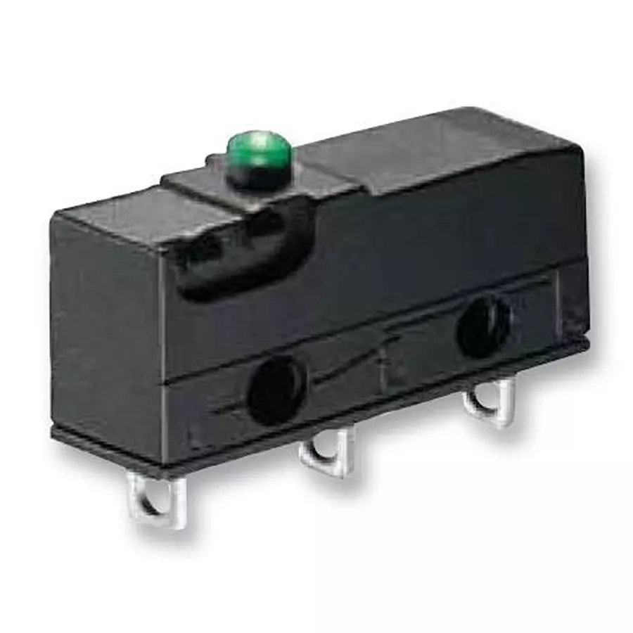 ZF Microswitch, Spdt, Plunger Actuator, DB1C-D3AA