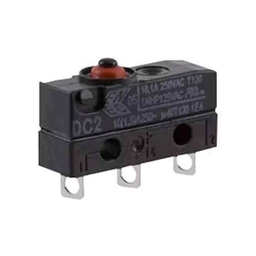 ZF Microswitch, Spdt, Plunger Actuator, DC2C-A1AA