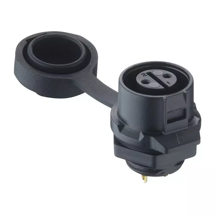 LUTRONIC Sensor Conn, Rcpt, 6Pos, Solder, 2320 06 T12CB100