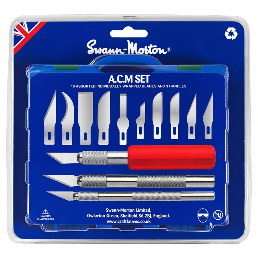 SWANN-MORTON Swann Morton Acm Scalpel And Blades Set, 9101