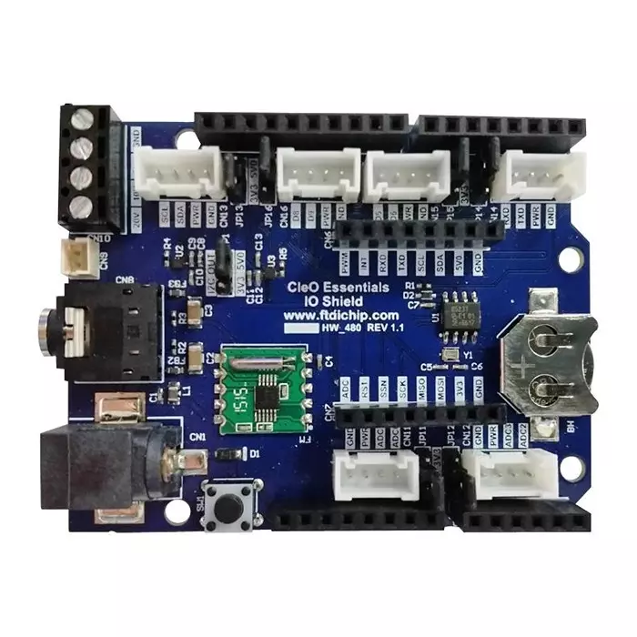 BRIDGETEK Daughter Board, I/O Expansion Shield, CLEOIO-SHIELD1