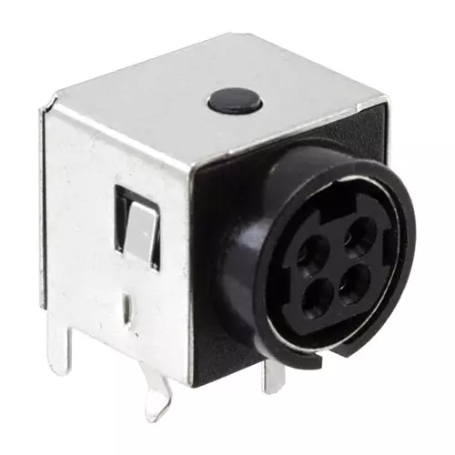 KYCON High Pwr Conn, R/A Rcpt, 7.5A, 48Vdc, KPJX-4S-S