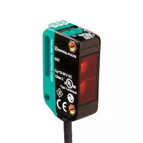 PEPPERL+FUCHS PA Sensor, Triangulation, M12, 150Mm, OQT150-R100-2EP-IO-0.3M-V1